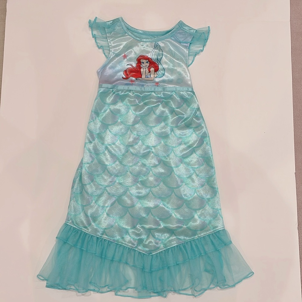 Disney princess Ariel nightgown Toddler girls size 4T